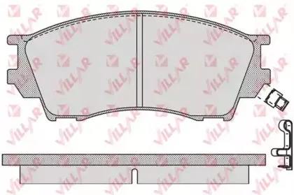 Комплект тормозных колодок, дисковый тормоз VILLAR купить