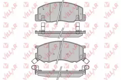 Комплект тормозных колодок, дисковый тормоз VILLAR купить