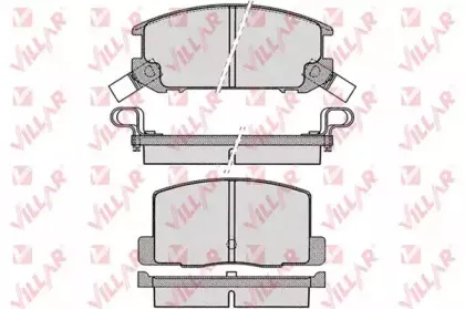 Комплект тормозных колодок, дисковый тормоз VILLAR купить