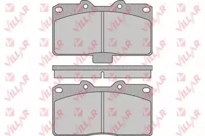 Комплект тормозных колодок, дисковый тормоз VILLAR купить