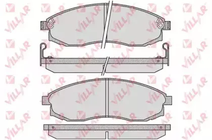 Комплект тормозных колодок, дисковый тормоз VILLAR купить