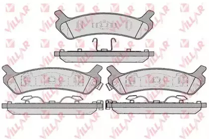 Комплект тормозных колодок, дисковый тормоз VILLAR купить