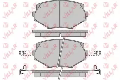 Комплект тормозных колодок, дисковый тормоз VILLAR купить