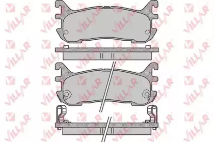 Комплект тормозных колодок, дисковый тормоз VILLAR купить