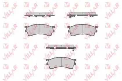 Комплект тормозных колодок, дисковый тормоз VILLAR купить