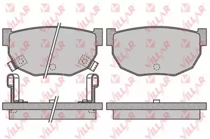 Комплект тормозных колодок, дисковый тормоз VILLAR купить
