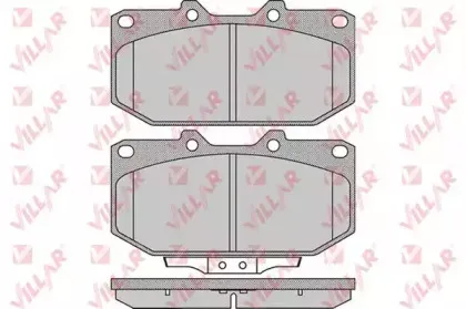 Комплект тормозных колодок, дисковый тормоз VILLAR купить
