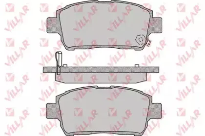 Комплект тормозных колодок, дисковый тормоз VILLAR купить
