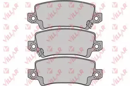 Комплект тормозных колодок, дисковый тормоз VILLAR купить