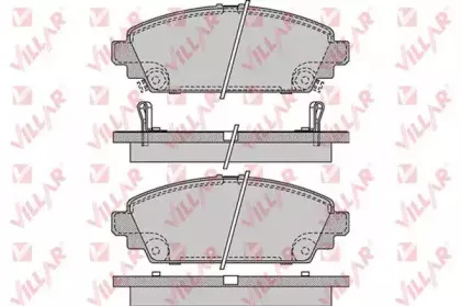 Комплект тормозных колодок, дисковый тормоз VILLAR купить
