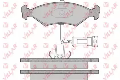 Комплект тормозных колодок, дисковый тормоз VILLAR купить