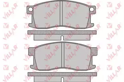 Комплект тормозных колодок, дисковый тормоз VILLAR купить
