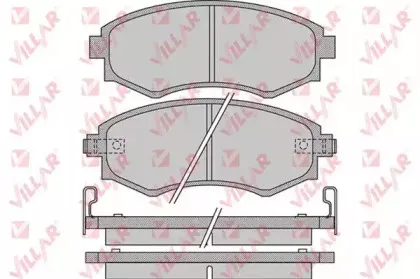 Комплект тормозных колодок, дисковый тормоз VILLAR купить