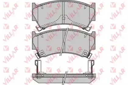 Комплект тормозных колодок, дисковый тормоз VILLAR купить