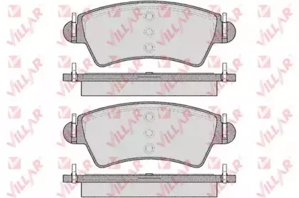 Комплект тормозных колодок, дисковый тормоз VILLAR купить
