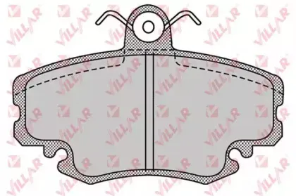 Комплект тормозных колодок, дисковый тормоз VILLAR купить