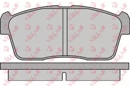 Комплект тормозных колодок, дисковый тормоз VILLAR купить