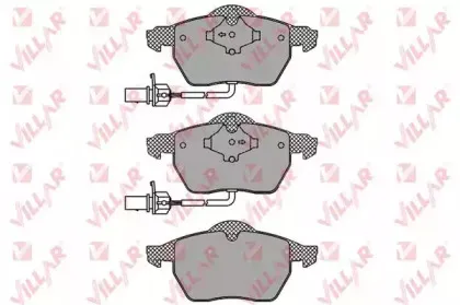 Комплект тормозных колодок, дисковый тормоз VILLAR купить