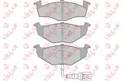 Комплект тормозных колодок, дисковый тормоз VILLAR купить