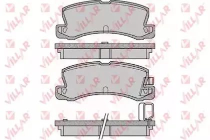 Комплект тормозных колодок, дисковый тормоз VILLAR купить