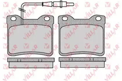Комплект тормозных колодок, дисковый тормоз VILLAR купить