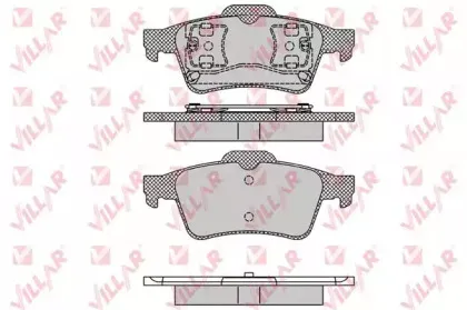 Комплект тормозных колодок, дисковый тормоз VILLAR купить