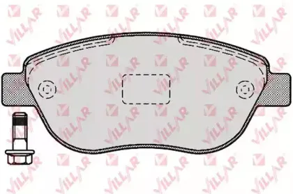 Комплект тормозных колодок, дисковый тормоз VILLAR купить