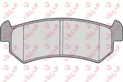 Комплект тормозных колодок, дисковый тормоз VILLAR купить