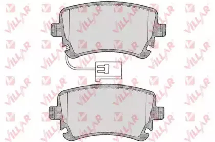 Комплект тормозных колодок, дисковый тормоз VILLAR купить