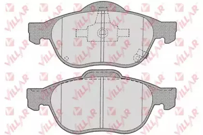 Комплект тормозных колодок, дисковый тормоз VILLAR купить