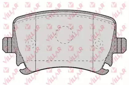 Комплект тормозных колодок, дисковый тормоз VILLAR купить