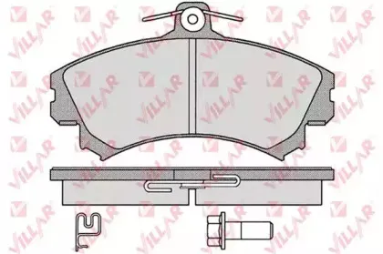 Комплект тормозных колодок, дисковый тормоз VILLAR купить