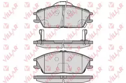 Комплект тормозных колодок, дисковый тормоз VILLAR купить