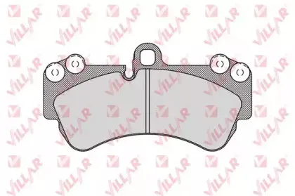Комплект тормозных колодок, дисковый тормоз VILLAR купить