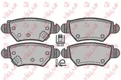 Комплект тормозных колодок, дисковый тормоз VILLAR купить