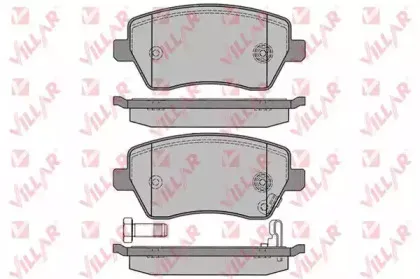 Комплект тормозных колодок, дисковый тормоз VILLAR купить