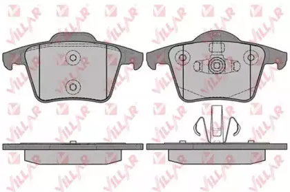 Комплект тормозных колодок, дисковый тормоз VILLAR купить