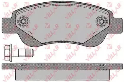 Комплект тормозных колодок, дисковый тормоз VILLAR купить