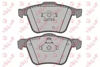 Комплект тормозных колодок, дисковый тормоз VILLAR купить