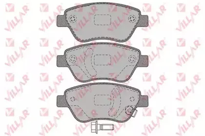 Комплект тормозных колодок, дисковый тормоз VILLAR купить