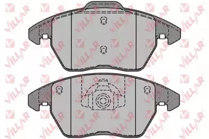 Комплект тормозных колодок, дисковый тормоз VILLAR купить