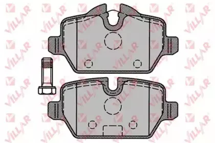 Комплект тормозных колодок, дисковый тормоз VILLAR купить