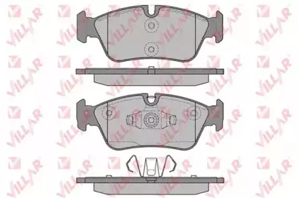Комплект тормозных колодок, дисковый тормоз VILLAR купить