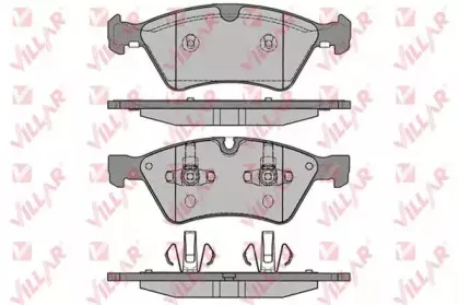 Комплект тормозных колодок, дисковый тормоз VILLAR купить