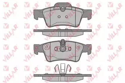 Комплект тормозных колодок, дисковый тормоз VILLAR купить