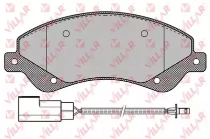 Комплект тормозных колодок, дисковый тормоз VILLAR купить