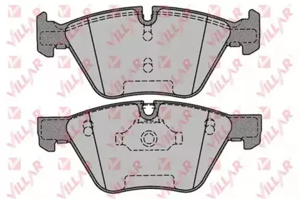 Комплект тормозных колодок, дисковый тормоз VILLAR купить