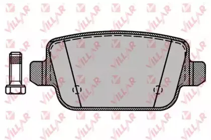 Комплект тормозных колодок, дисковый тормоз VILLAR купить