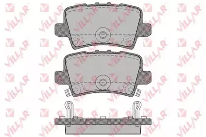 Комплект тормозных колодок, дисковый тормоз VILLAR купить