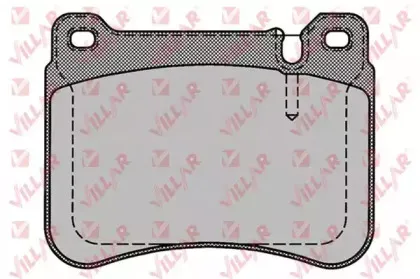 Комплект тормозных колодок, дисковый тормоз VILLAR купить